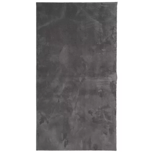 HUARTE antracit rövid szálú puha és mosható szőnyeg 60 x 110 cm