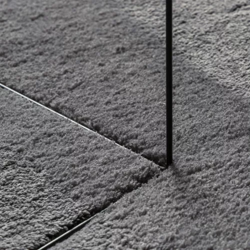 HUARTE antracit rövid szálú puha és mosható szőnyeg 80 x 250 cm