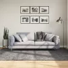 HUARTE antracit rövid szálú puha és mosható szőnyeg 160x230 cm