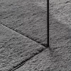 HUARTE antracit rövid szálú puha és mosható szőnyeg 200x200 cm