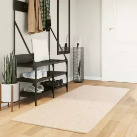   HUARTE bézs rövid szálú puha és mosható szőnyeg 80 x 200 cm