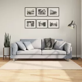   HUARTE bézs rövid szálú puha és mosható szőnyeg 120 x 170 cm