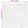 HUARTE bézs rövid szálú puha és mosható szőnyeg 200 x 200 cm