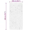 HUARTE krémszínű rövid szálú puha és mosható szőnyeg 100x200 cm