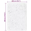 HUARTE krémszínű rövid szálú puha és mosható szőnyeg 200x280 cm