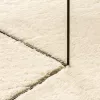 HUARTE krémszínű rövid szálú puha és mosható szőnyeg Ø 80 cm