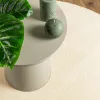 HUARTE krémszínű rövid szálú puha és mosható szőnyeg Ø 100 cm