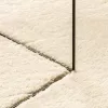 HUARTE krémszínű rövid szálú puha és mosható szőnyeg Ø 120 cm