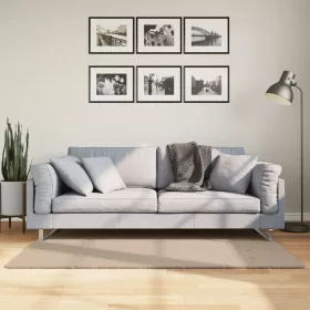   HUARTE homokszínű rövid szálú puha és mosható szőnyeg 80x150 cm