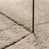 HUARTE homokszínű rövid szálú puha és mosható szőnyeg 100x200cm