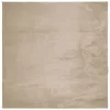 HUARTE homokszínű rövid szálú puha és mosható szőnyeg 120x120cm