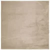 HUARTE homokszínű rövid szálú puha és mosható szőnyeg 200x200cm