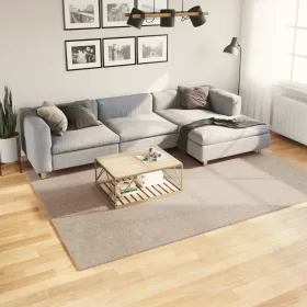  HUARTE homokszínű rövid szálú puha és mosható szőnyeg 200x280cm