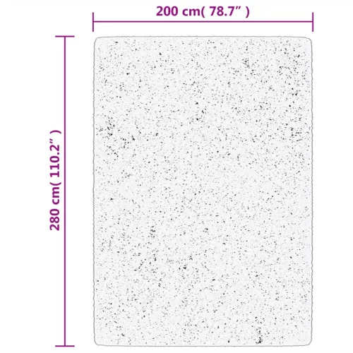 HUARTE homokszínű rövid szálú puha és mosható szőnyeg 200x280cm