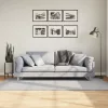 HUARTE szürke rövid szálú puha és mosható szőnyeg 100 x 200 cm
