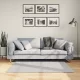 HUARTE szürke rövid szálú puha és mosható szőnyeg 120 x 120 cm