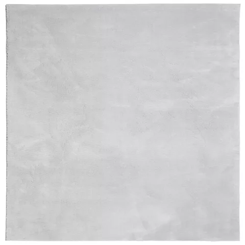 HUARTE szürke rövid szálú puha és mosható szőnyeg 120 x 120 cm