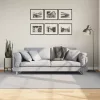 HUARTE szürke rövid szálú puha és mosható szőnyeg 160 x 230 cm