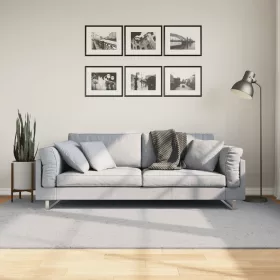   HUARTE szürke rövid szálú puha és mosható szőnyeg 160 x 230 cm