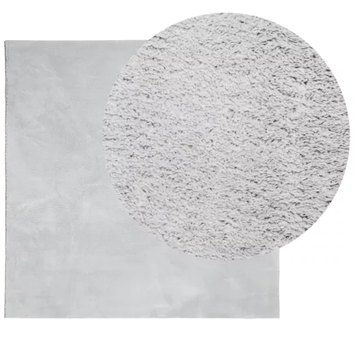 HUARTE szürke rövid szálú puha és mosható szőnyeg 200 x 200 cm