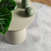 HUARTE szürke rövid szálú puha és mosható szőnyeg Ø 80 cm