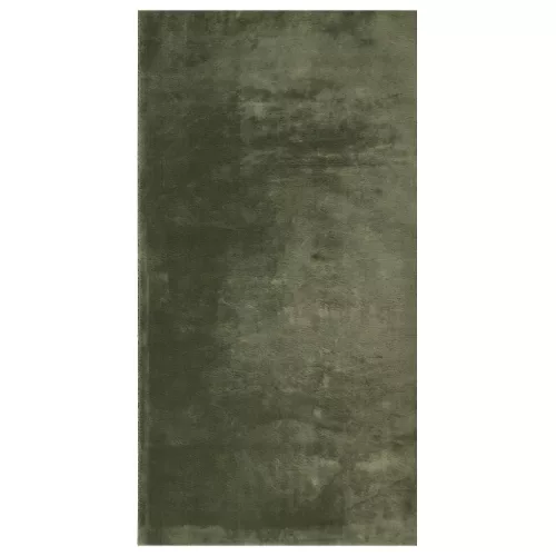 HUARTE erdőzöld rövid szálú puha és mosható szőnyeg 60 x 110 cm
