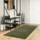 HUARTE erdőzöld rövid szálú puha és mosható szőnyeg 80 x 200 cm
