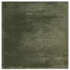 HUARTE erdőzöld rövid szálú puha és mosható szőnyeg 160x160 cm
