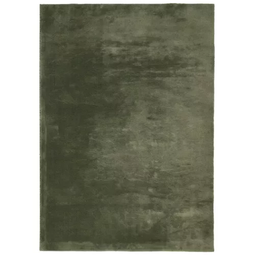 HUARTE erdőzöld rövid szálú puha és mosható szőnyeg 160x230 cm