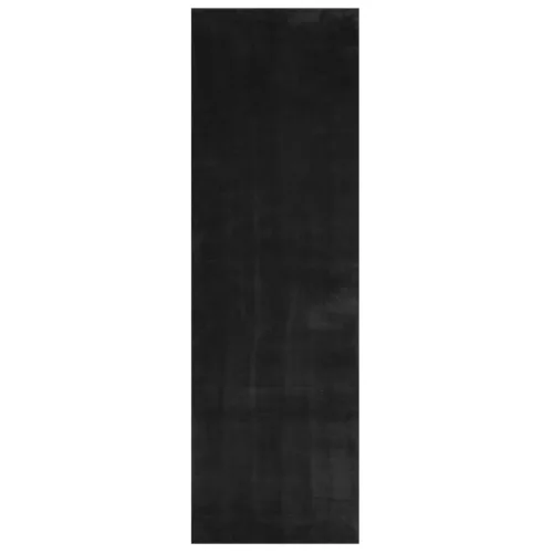 HUARTE fekete rövid szálú puha és mosható szőnyeg 80 x 250 cm