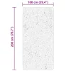 HUARTE fekete rövid szálú puha és mosható szőnyeg 100 x 200 cm