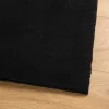HUARTE fekete rövid szálú puha és mosható szőnyeg 120 x 120 cm