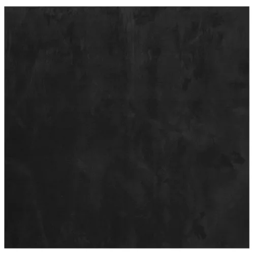 HUARTE fekete rövid szálú puha és mosható szőnyeg 240 x 240 cm