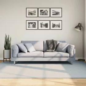  HUARTE kék rövid szálú puha és mosható szőnyeg 160 x 230 cm