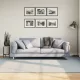 HUARTE kék rövid szálú puha és mosható szőnyeg 160 x 230 cm