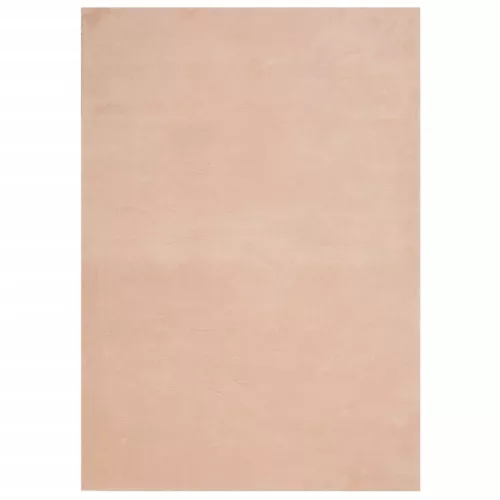 HUARTE púderszínű rövid szálú puha és mosható szőnyeg 140x200cm