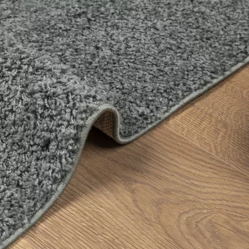 PAMPLONA zöld magas szálú bolyhos modern szőnyeg 80 x 250 cm