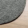 PAMPLONA zöld magas szálú bolyhos modern szőnyeg Ø 120 cm
