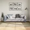 PAMPLONA arany magas szálú bolyhos modern szőnyeg 160 x 230 cm