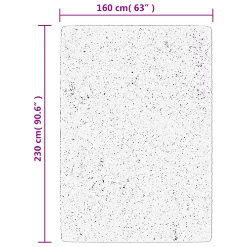 PAMPLONA arany magas szálú bolyhos modern szőnyeg 160 x 230 cm