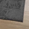 IZA antracit rövid szálú skandináv stílusú szőnyeg 80x150 cm