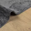 IZA antracit rövid szálú skandináv stílusú szőnyeg 80x150 cm