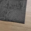 IZA antracit rövid szálú skandináv stílusú szőnyeg 100 x 200 cm