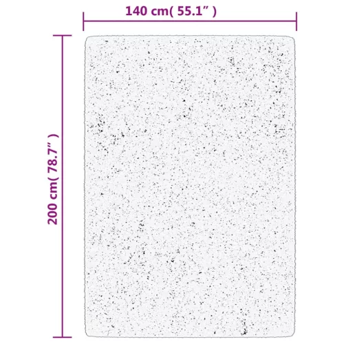 IZA antracit rövid szálú skandináv stílusú szőnyeg 140 x 200 cm