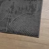 IZA antracit rövid szálú skandináv stílusú szőnyeg 160 x 230 cm