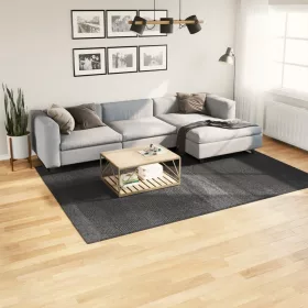   IZA antracit rövid szálú skandináv stílusú szőnyeg 200 x 280 cm