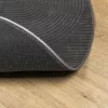 IZA antracit rövid szálú skandináv stílusú szőnyeg Ø 80 cm