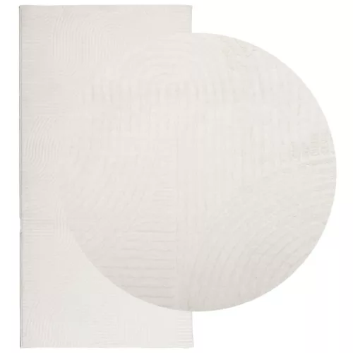 IZA krémszínű rövid szálú skandináv stílusú szőnyeg 100x200 cm