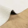 IZA krémszínű rövid szálú skandináv stílusú szőnyeg 100x200 cm
