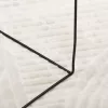 IZA krémszínű rövid szálú skandináv stílusú szőnyeg Ø 100 cm